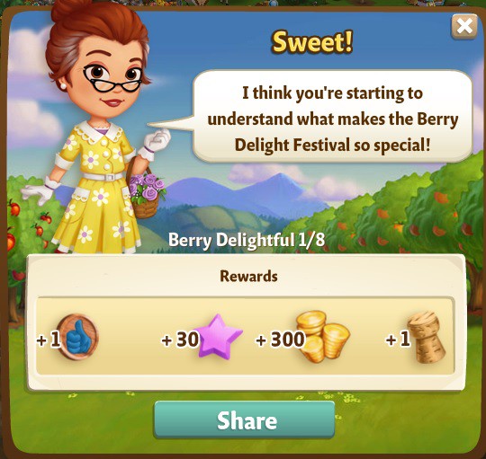 farmville 2 berry delightful: berry important things rewards, bonus