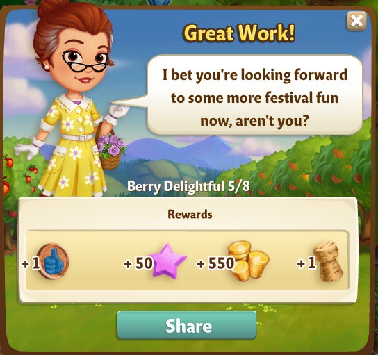 farmville 2 berry delightful: break it up rewards, bonus