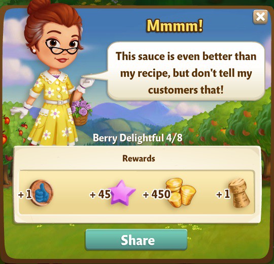 farmville 2 berry delightful: sugar and spice rewards, bonus