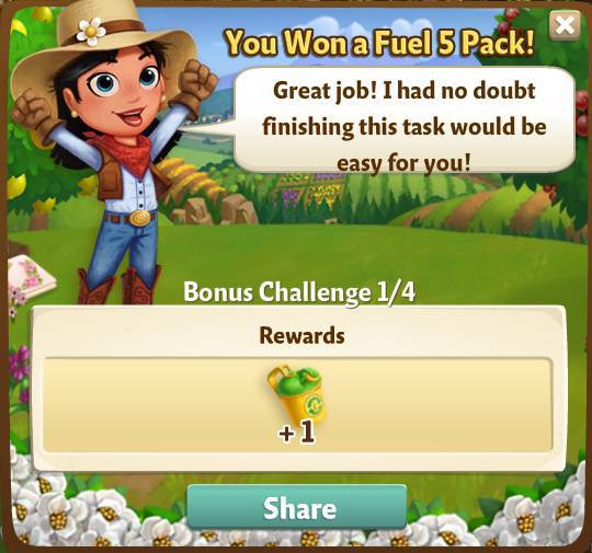 farmville 2 bonus challenge: bonus quest 1 rewards, bonus