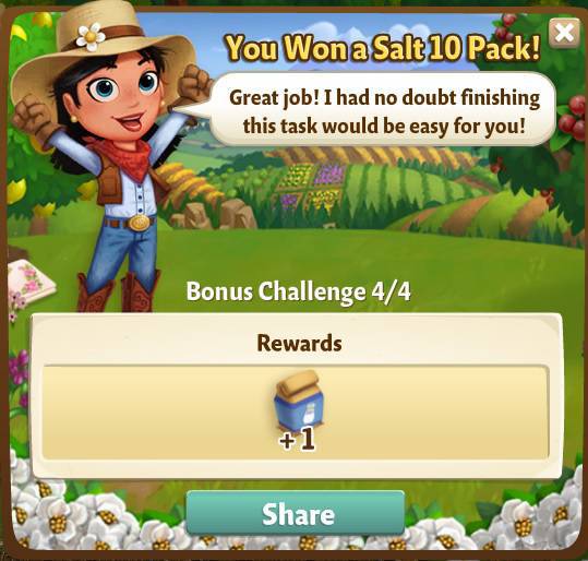 farmville 2 bonus challenge: bonus quest 4 rewards, bonus