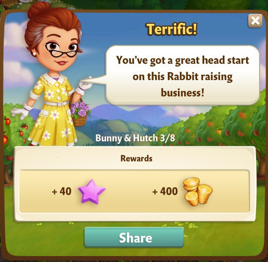 farmville 2 bunny and hutch: a cotton tale rewards, bonus