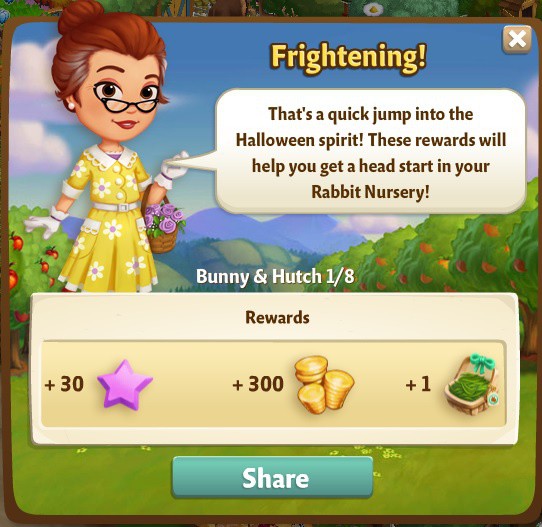 farmville 2 bunny and hutch: bunny up rewards, bonus
