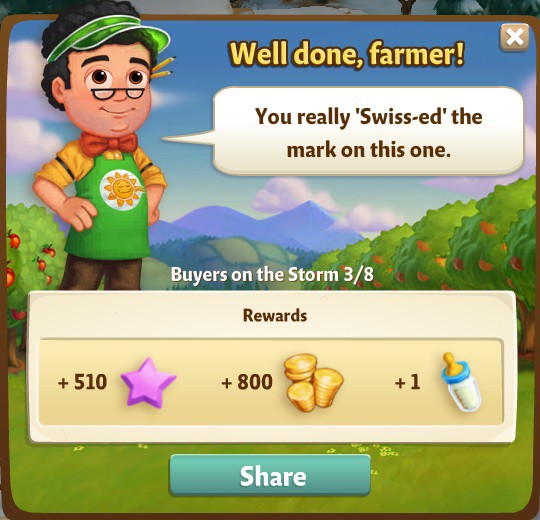 farmville 2 buyers in the storm: cheesy rider rewards, bonus