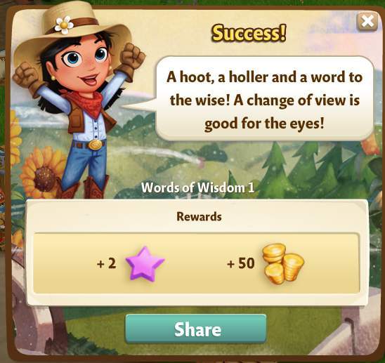 farmville 2 change of perspective rewards, bonus