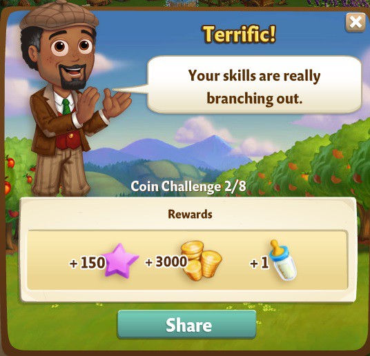farmville 2 coin challenge: luck be a picnic rewards, bonus