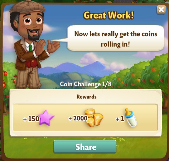 farmville 2 coin challenge: you say potato i say coin-ato rewards, bonus