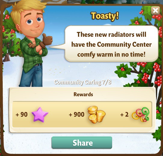 farmville 2 community caring: hot stuff rewards, bonus