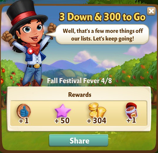 farmville 2 fall festival fever: cornucopia means everything rewards, bonus
