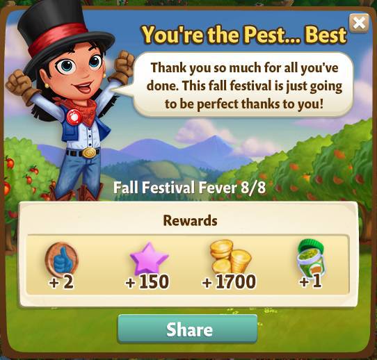 farmville 2 fall festival fever: perfect petting rewards, bonus