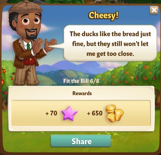farmville 2 fit the bill: cheese and quackers rewards, bonus