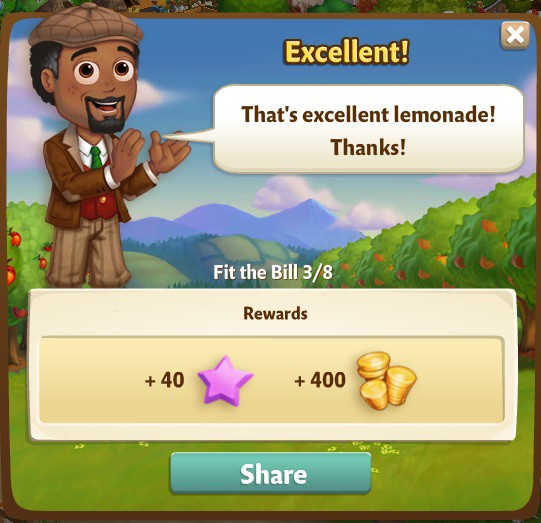 farmville 2 fit the bill: wader minute rewards, bonus