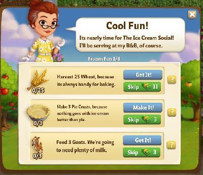 farmville 2 frozen fun: cool fun part 1 of 8 tasks