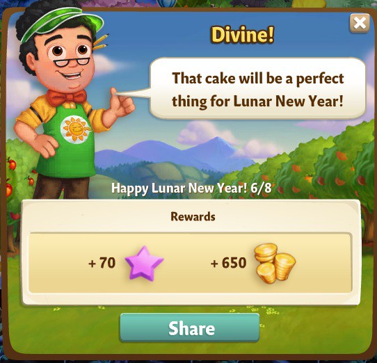 farmville 2 happy lunar new year: and eat it too rewards, bonus