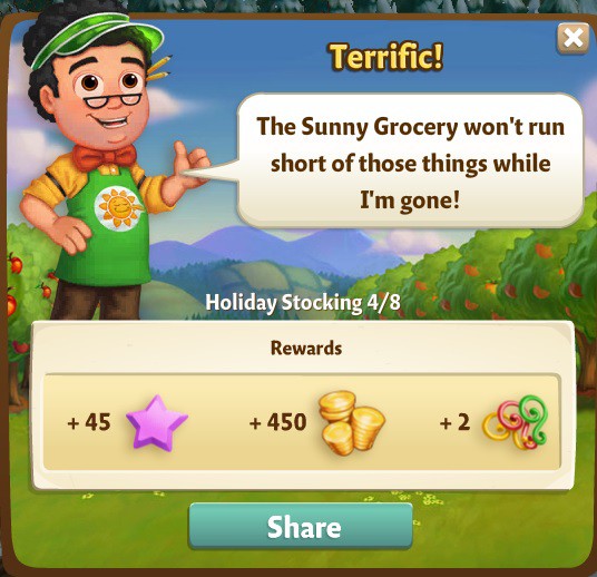 farmville 2 holiday stocking: itâ€™s in the bag rewards, bonus