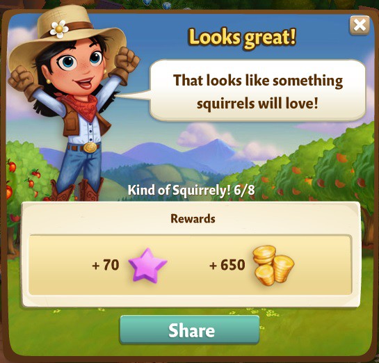 farmville 2 kind of squirrely: climbing critters part 6 of 8 rewards, bonus