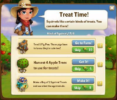 farmville 2 kind of squirrely: treat time part 5 of 8 tasks