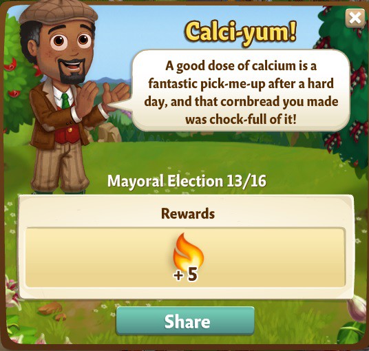 farmville 2 mayoral election: soups up rewards, bonus