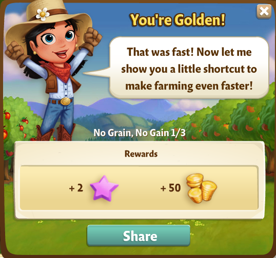 farmville 2 no grain, no gain: quickie coins rewards, bonus