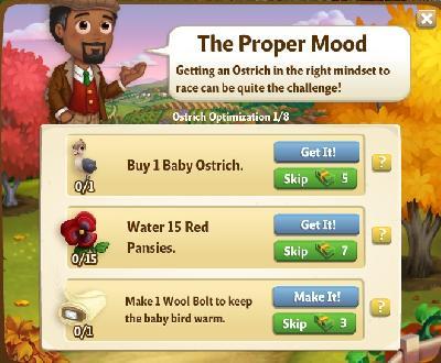 farmville 2 ostrich optimization: the proper mood tasks