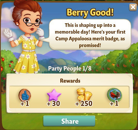 farmville 2 party people: a friend indeed rewards, bonus