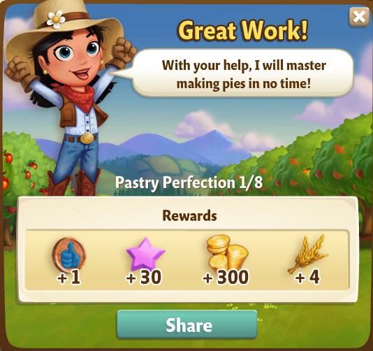 farmville 2 pastry perfection: pastry perfection rewards, bonus