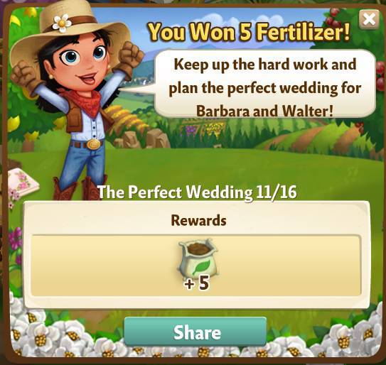 farmville 2 the perfect wedding: ceremony custodia rewards, bonus