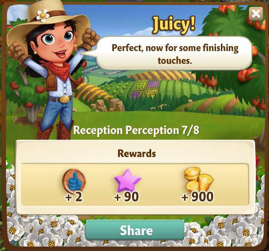 farmville 2 reception perception: wedding water rewards, bonus