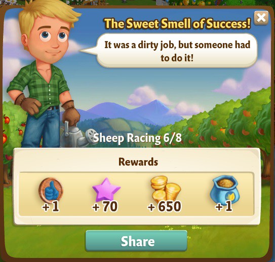farmville 2 sheep racing: pollution solution rewards, bonus