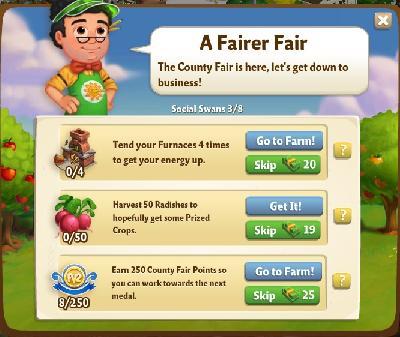 farmville 2 social swans: a fairer fair tasks