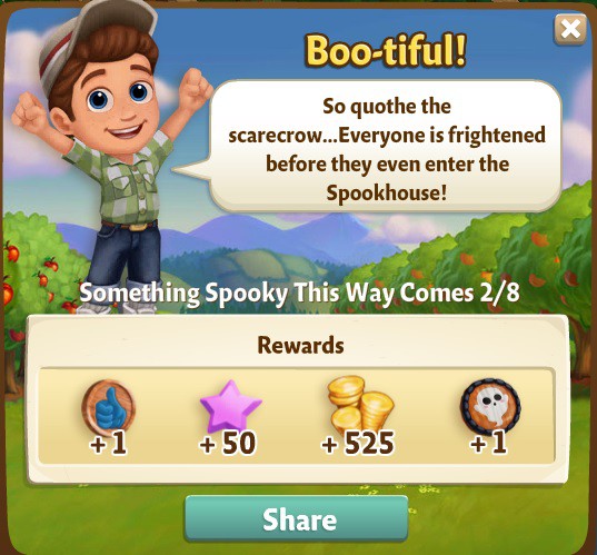 farmville 2 something spooky this way comes: dead ends rewards, bonus