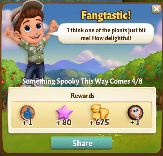 farmville 2 something spooky this way comes: ghoul garden rewards, bonus