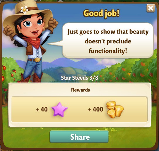 farmville 2 star steeds: practical matters part 3 of 8 rewards, bonus