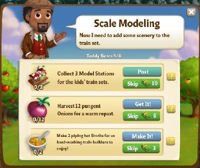 farmville 2 teddy bears: scale modeling tasks