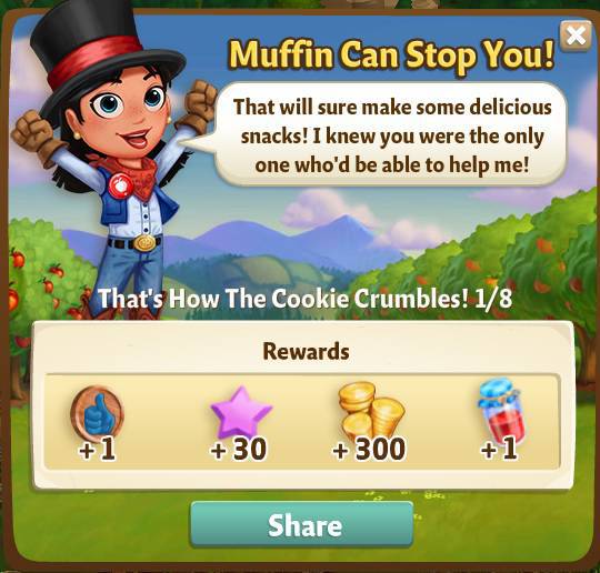 farmville 2 thats how the cookie crumbles: hunger fames rewards, bonus