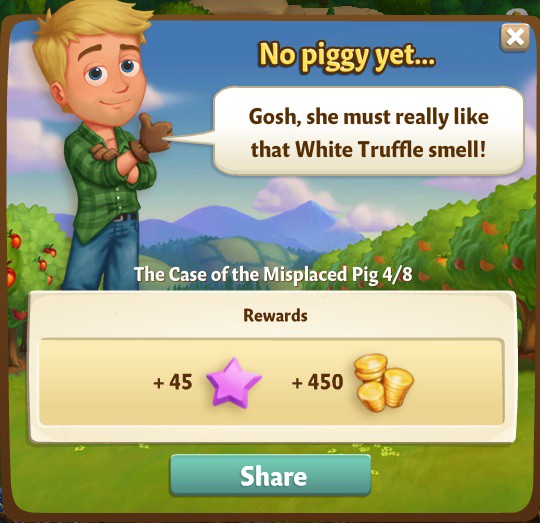 farmville 2 the case of the misplaced: hay there rewards, bonus