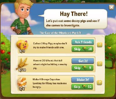 farmville 2 the case of the misplaced: hay there tasks
