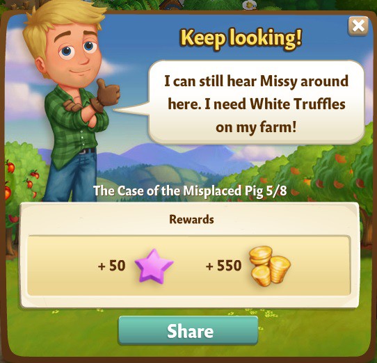 farmville 2 the case of the misplaced: missing missy rewards, bonus