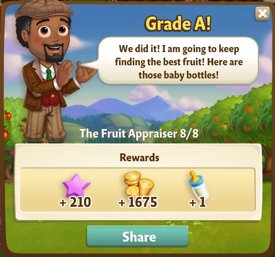 farmville 2 the fruit appraiser: fantastic fruit rewards, bonus