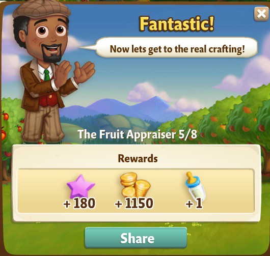 farmville 2 the fruit appraiser: filling up the tank rewards, bonus