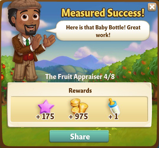 farmville 2 the fruit appraiser: sizing it up rewards, bonus
