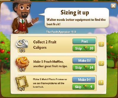 farmville 2 the fruit appraiser: sizing it up tasks