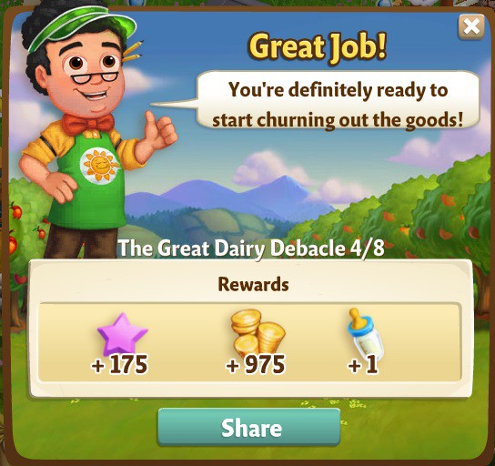 farmville 2 the great dairy debacle: more cowbell rewards, bonus