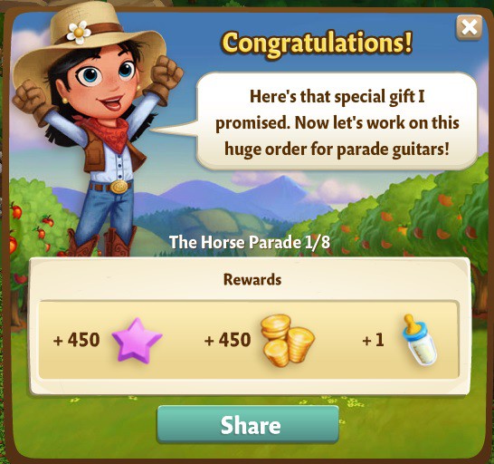 farmville 2 the horse parade: carrot and a stick rewards, bonus