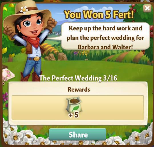 farmville 2 the perfect wedding: unleash the ushers rewards, bonus