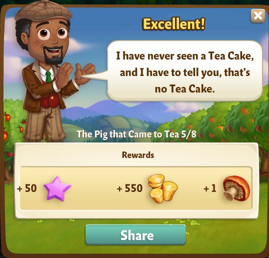 farmville 2 the pig that came to tea: we only just tarted rewards, bonus