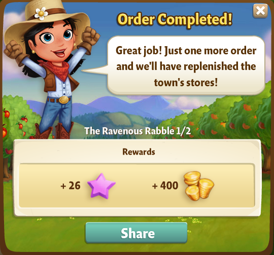 farmville 2 the ravenous rabble: selling sundries part 1 of 2 rewards, bonus
