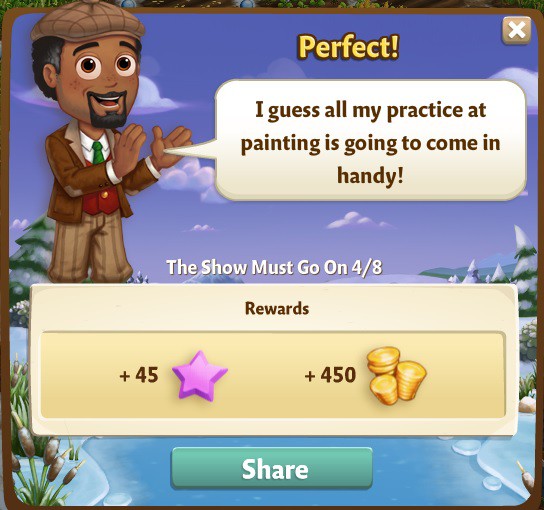 farmville 2 the show must go on: paint the town rewards, bonus