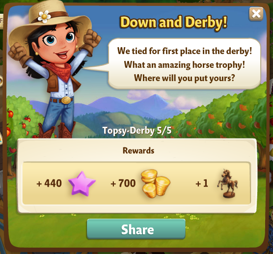 farmville 2 topsy-derby: no horsing around rewards, bonus