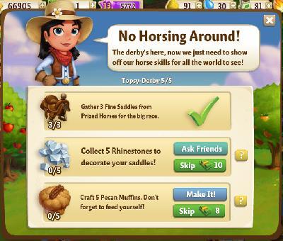 farmville 2 topsy-derby: no horsing around tasks